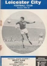 Leicester City v West Ham United 01-Feb-1968