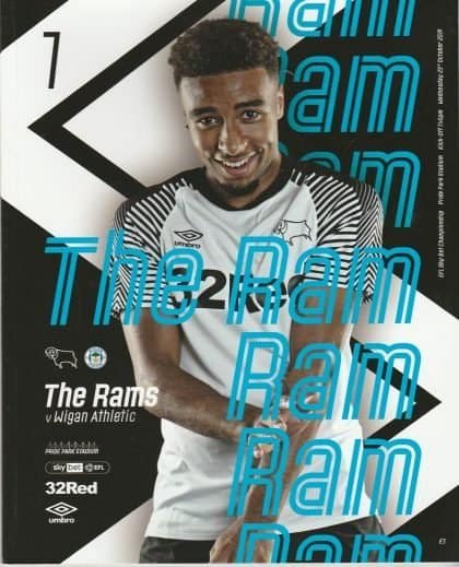 Derby County v Wigan Athletic  23-Oct-2019