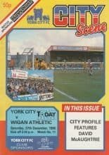 York City v Wigan Athletic  27-Dec-1986