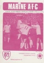 Marine v Winsford United  20-Nov-1976