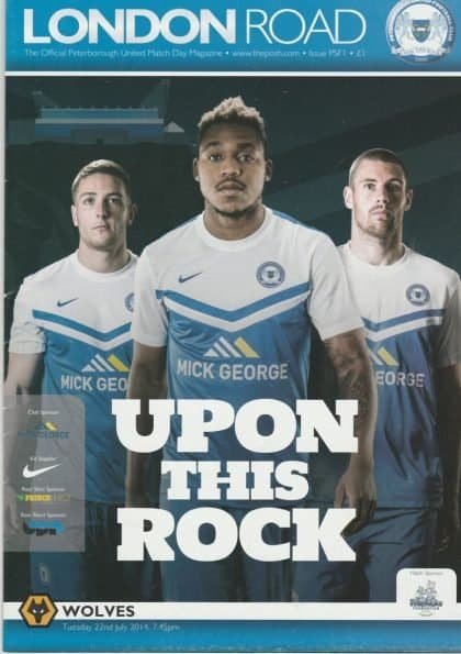 Peterborough United v Wolverhampton Wanderers 22-Jul-2014