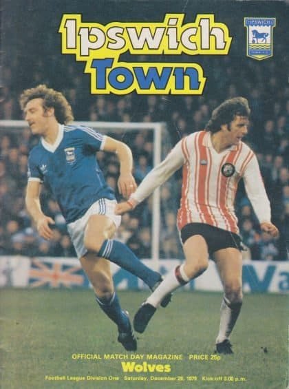 Ipswich Town v Wolverhampton Wanderers 29-Dec-1979