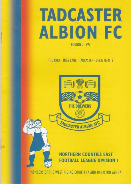 Tadcaster Albion v York City  18-Jul-2001