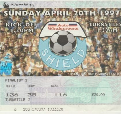 Carlisle United v Colchester United  20-Apr-1997