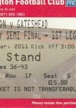 Darlington v Gateshead 12-Mar-2011