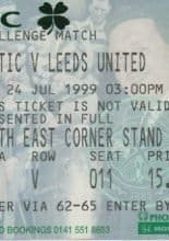 Glasgow Celtic v Leeds United 24-Jul-1999