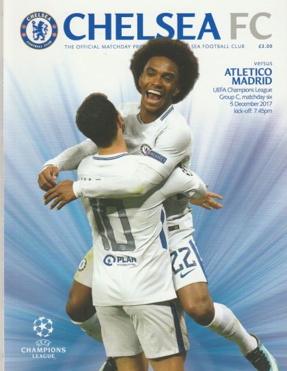 Chelsea v Atletico Madrid  05-Dec-2017