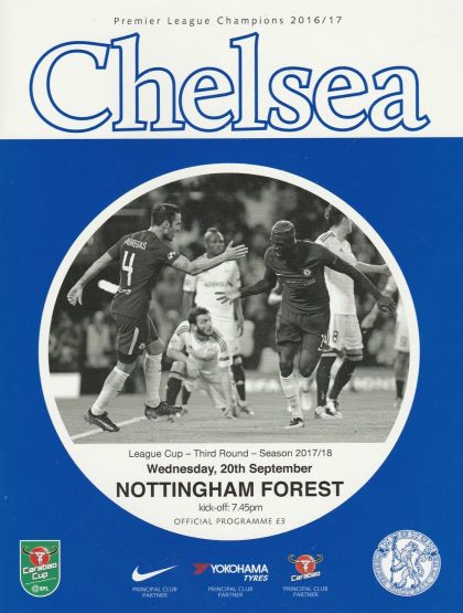 Chelsea v Nottingham Forest  20-Sep-2017