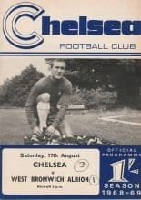 Chelsea v West Bromwich Albion 17-Aug-1968