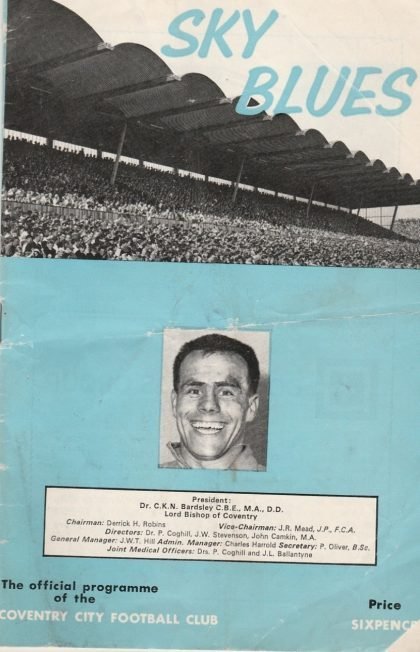 Coventry City v Crystal Palace  18-Sep-1965
