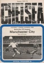 Chelsea v Manchester City 26-Aug-1972