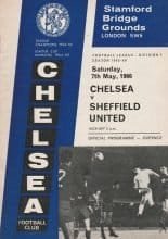 Chelsea v Sheffield United 07-May-1966