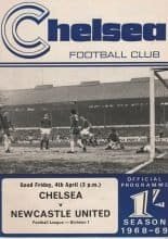 Chelsea v Newcastle United 04-Apr-1969