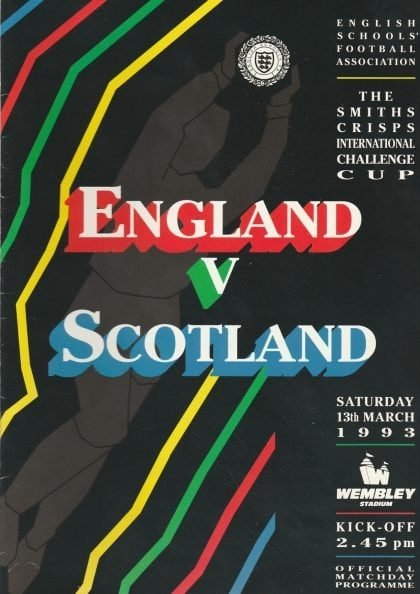 England Schoolboys v Scotland Schoolboys 13-Mar-1993