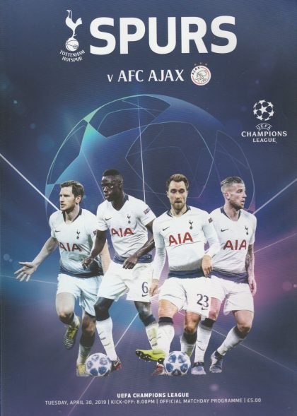 Tottenham Hotspur v Ajax 30-Apr-2019