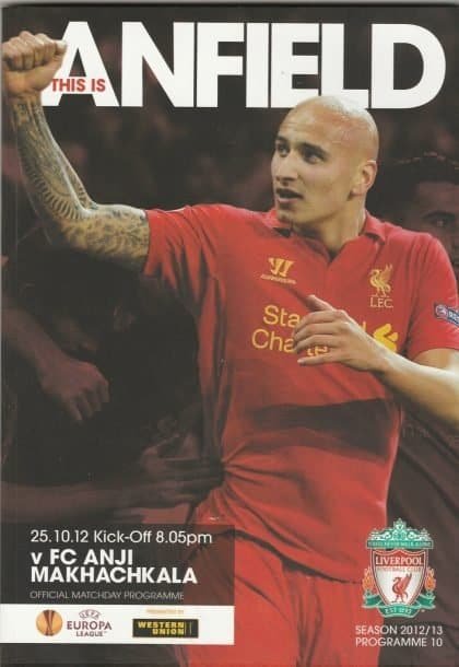 Liverpool v FC Anji Makhachkala 25-Oct-2012