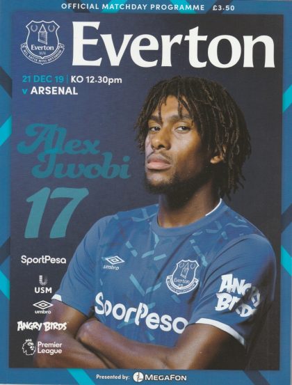 Everton v Arsenal   21-Dec-2019