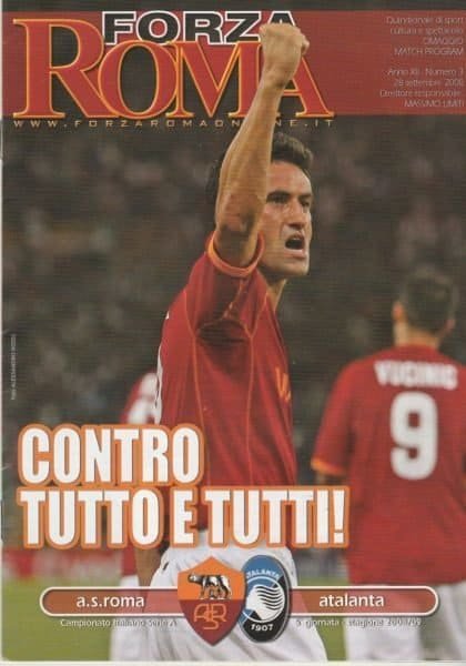 AS Roma v Atalanta  28-Sep-2008