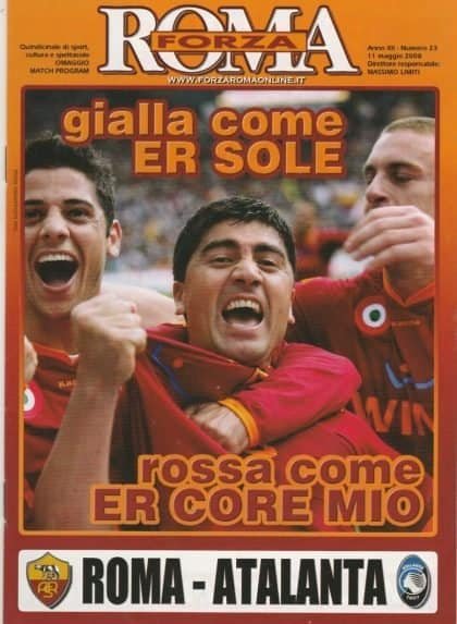 AS Roma v Atalanta  11-May-2008