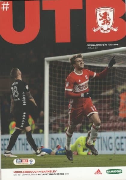 Middlesbrough v Barnsley 10-Mar-2018
