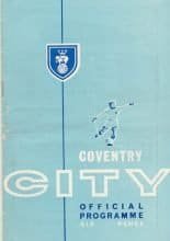 Coventry City v Bolton Wanderers  19-Dec-1964