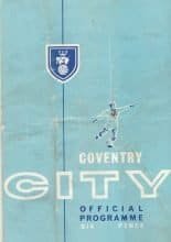 Coventry City v Bournemouth & Boscombe Athletic  29-Feb-1964