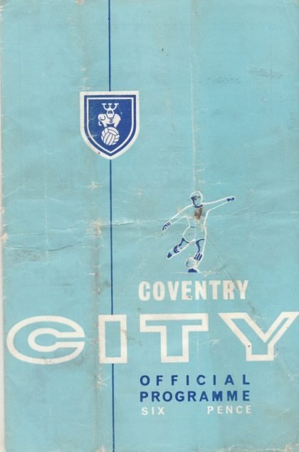 Coventry City v Bournemouth & Boscombe Athletic  29-Feb-1964