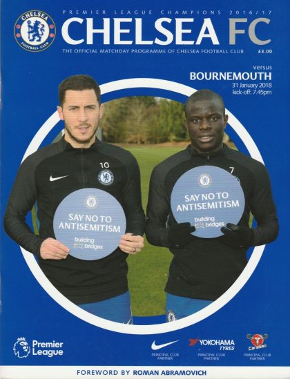 Chelsea v AFC Bournemouth   31-Jan-2018