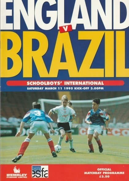 England Schoolboys v Brazil Schoolboys 11-Mar-1995