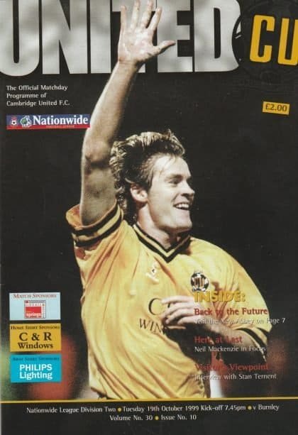 Cambridge United v Burnley 19-Oct-1999