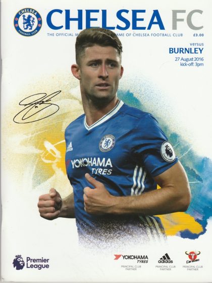 Chelsea v Burnley  27-Aug-2016