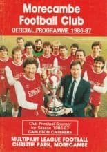 Morecambe v Buxton  30-Aug-1986