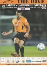 Barnet v Cambridge United 16-Nov-2013