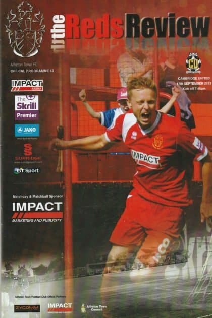Alfreton Town v Cambridge United 17-Sep-2013