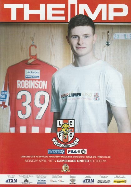 Lincoln City v Cambridge United 01-Apr-2013