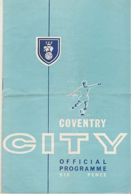 Coventry City v Cardiff City  20-Apr-1965