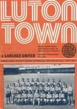 Luton Town v Carlisle United  01-Sep-1973
