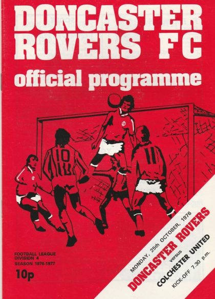 Doncaster Rovers v Colchester United 25-Oct-1976