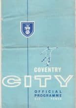 Coventry City v Colchester United  25-Apr-1964