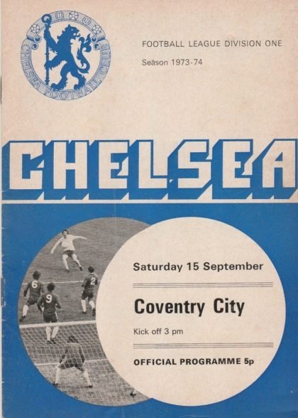 Chelsea v Coventry City 15-Sep-1971