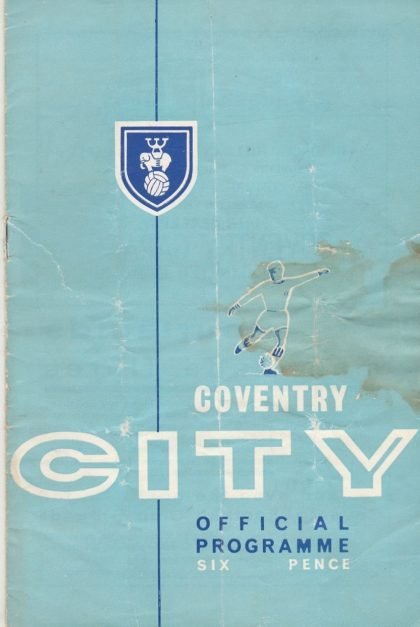 Coventry City v Crystal Palace  24-Aug-1963