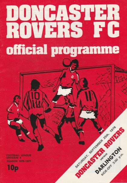 Doncaster Rovers v Darlington 25-Sep-1976
