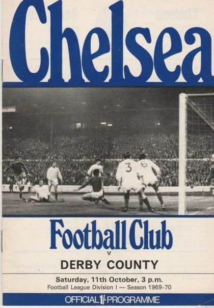 Chelsea v Derby County 11-Oct-1969