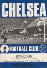 Chelsea v Everton  26-Aug-1970