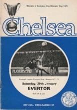 Chelsea v Everton  29-Jan-1972