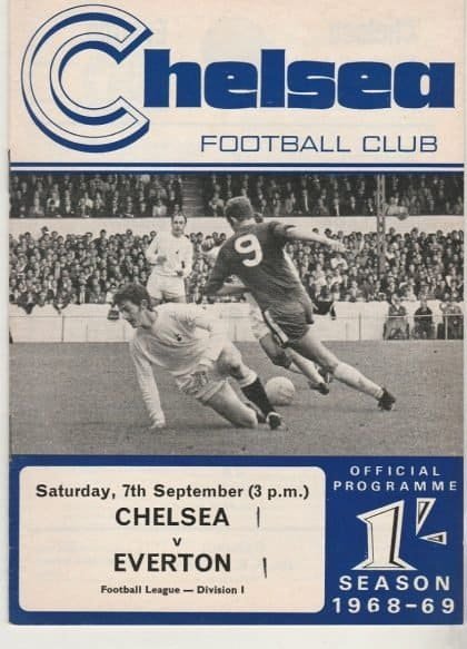 Chelsea v Everton 07-Sep-1968