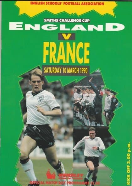 England Schoolboys v France Schoolboys 10-Mar-1990