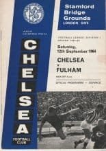 Chelsea v Fulham 12-Sep-1964