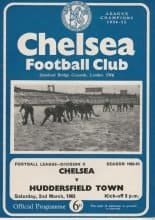 Chelsea v Huddersfield Town  02-Mar-1963