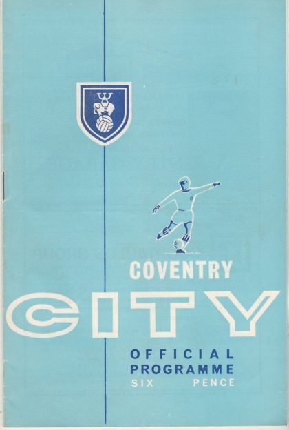 Coventry City v Huddersfield Town  03-Oct-1964